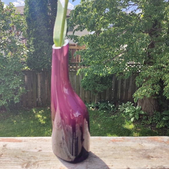 IKEA (90s) vintage | Okkso purple 💜 | handmade vase - Picture 3 of 15